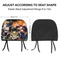 thumbnail image 2 of Anime My Hero Academia Car Headrest Cover 2 Pcs Vehicles Seat Pillow Cover Protector Accessories Decor Auto Front/Rear Seats Head Rest Cover 2 Pcs Universal Fit Most Cars Sedan SUV Van, 2 of 7
