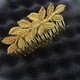 thumbnail image 3 of Banquete de boda Nupcial Baile de graduación Hojas de oro Tiara Lámina Fascinador Pasadores de peine para el cabello Soledad Joyería del pelo, 3 of 10