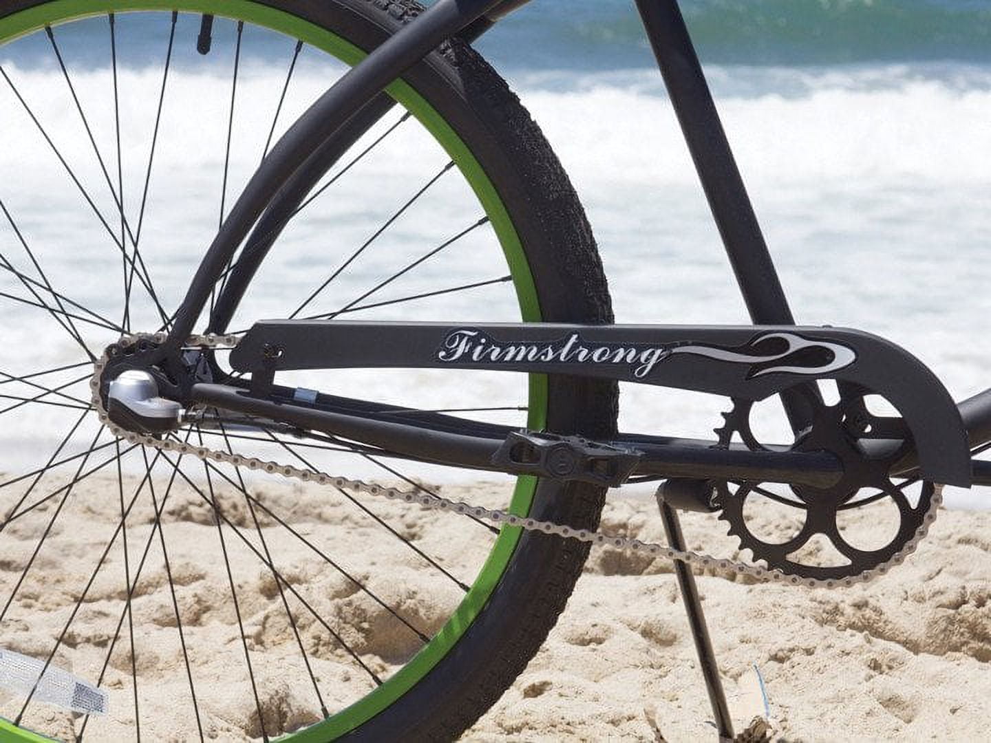 Bruiser , 26", Men's, Three Speed, Matte Black/Green