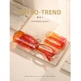 thumbnail image 5 of Red Portable Colorful Pen Holder Case Reading Glasses Spring Hinge Plastic Small Rectangle Presbyopic Glasses HD, 5 of 5