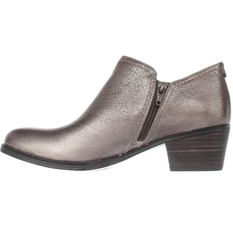 Womens naturalizer Zarie Casual Ankle Boots Nickel Metalic Leather