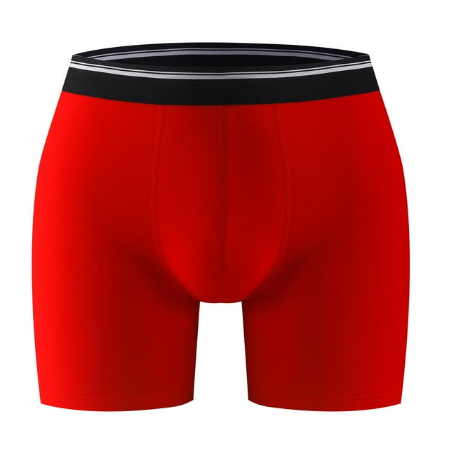 Briefs for Men Mens Fallow Ventilate Cotton Underwear Solid Color Open Boxers