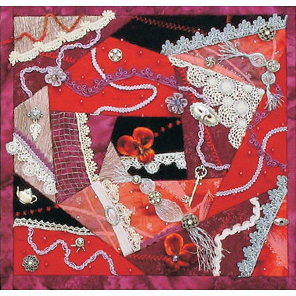 artsi2 a2crzyqlt crazy quilt wall hanging kit