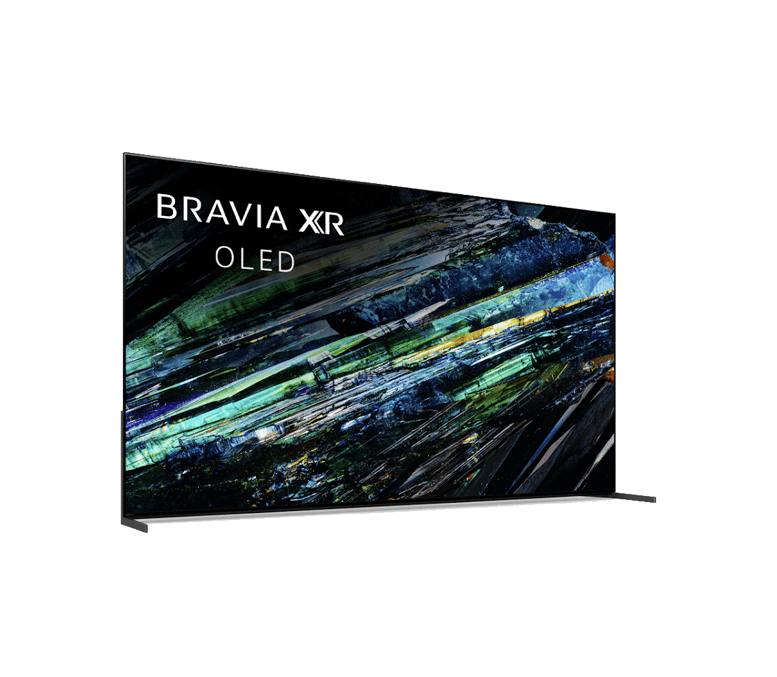 Sony XR77A95L 77 Inch QD-OLED 4K UHD Smart Google TV with AI Upscaling with a Walts TV Large/Extra Large Tilt Mount for 43 inch-90 inch Compatible TV's and Walts HDTV Screen Cleaner Kit (2023)