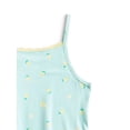 thumbnail image 4 of Wonder Nation Girls Tank Tops and Pants Sleep Set, 3-Piece, Sizes 4-18, 4 of 4