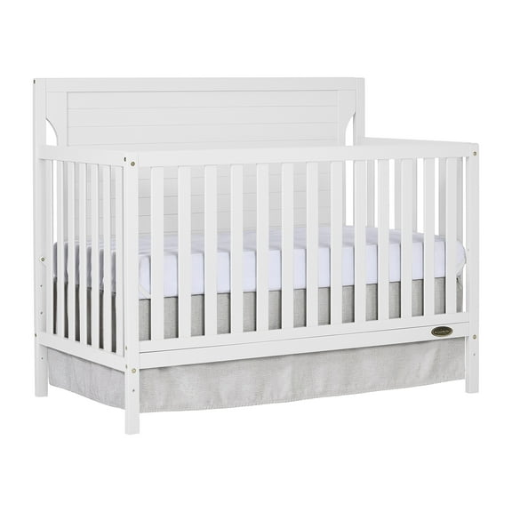 Dream On Me Cape Cod 5-in-1 Convertible Crib, White