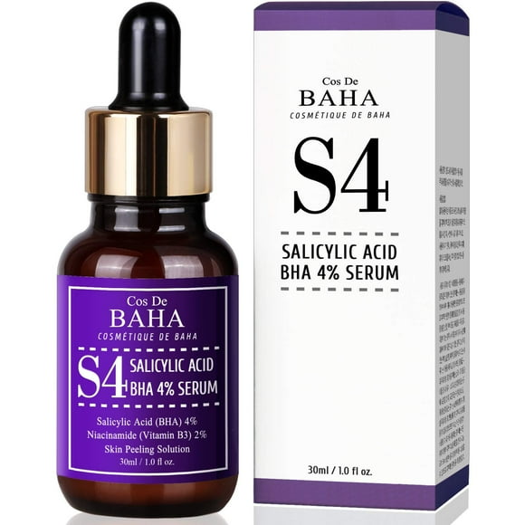 Sérum facial Cos De BAHA Ácido salicílico 4% con niacinamida 30 ml