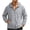 Gray, variant on Men's Lightweight Hooded Sun Protection Jacket, 100% Polyamide Breathable Full Zip Up Windbreaker, Casual Outdoor Hiking Travel UV Protection Coat for Men S-3XL