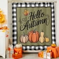 thumbnail image 5 of Shower Curtains for Bathroom-60"x72",Autumn Pumpkin Thanksgiving Harvest Waterproof Bath Curtain Grommet Shower Curtain Set, 5 of 7