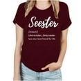 thumbnail image 5 of Fesfesfes Womens Summer Tops Women's Fashion Crewneck Printed Short Sleeve T-shirt Casual Loose Shirt Tops Women T Shirt M(US:6), 5 of 5