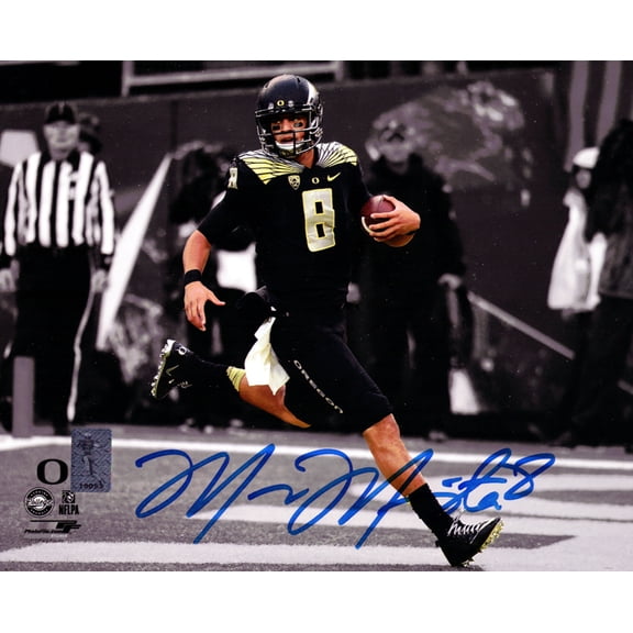 Marcus Mariota Autographed 8x10 Photo Oregon Ducks MM Holo 89181