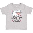 thumbnail image 3 of Inktastic Loved by Jesus Cute Baby Lamb Boys or Girls Baby T-Shirt, 3 of 5