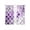 Purple, variant on Yellow Morocco Sheer Curtains 96 Inch Length 2 Panels Set, Retro Grey Foil Painting Grunge Tribal Voile Window Treatment Semi Sheer Long Curtains Drapes for Bedroom/Living Room/Kitchen 52"x96"x2
