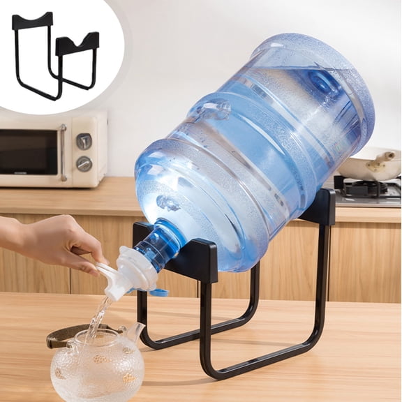 Water Dispenser St for 5 Gallon Bottles Inverted Bracket,Countertop,Space Saving,Plastic,Easy Install,for Home,Office,Purified Water