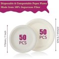 thumbnail image 2 of 250pcs Disposable Plates And Cutlery Set, Compostable Bagasse Tableware Kit Includes 7 Inch & 9 Inch Paper Plates, Compatibleks, Knives And Spoons Com, 2 of 5
