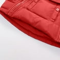 thumbnail image 4 of Scyoekwg Baby Clothes Winter Warm Toddler Baby Boys Girls Sets Fashion Long Sleeve Down Jackets Keep Thickening Outdoor Coat Jumpsuit Set Red1 Years, 4 of 8