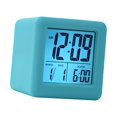 thumbnail image 3 of Reloj despertador digital Macarena para dormitorio azul, 3 of 8