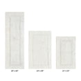 thumbnail image 2 of Better Trends Luxury Bath Rug 3 Piece Set 100% Cotton Tufted Bathroom Rug Water Absorbent, Reversible Machine Washable Runner Mat for Bathroom Floor Decor, Tub, Laundry Room Ivory Lux Collection, 2 of 4