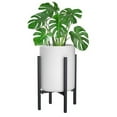 thumbnail image 3 of Stcomart Metal Adjustable Plant Stand Indoor, Modern Flower Holder for Corner, Black, 3 of 6