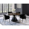 thumbnail image 2 of Hemingway Chaise Latérale en Velours Noir, 2 of 2