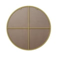 thumbnail image 4 of Wall Mirror 28 Inch Gold Circular Mirror Metal Framed Mirror Round Vanity Mirror Dressing Mirror, for Bathroom, Living Room, Bedroom Wall Decor, 4 of 7