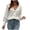White, variant on IROINNID Womens Sweater Button Down V-Neck Pullover Sweater Solid Color Casual Mid-Length Long Sleeve Knitting Buttons Hollow Out Sweaters Tops