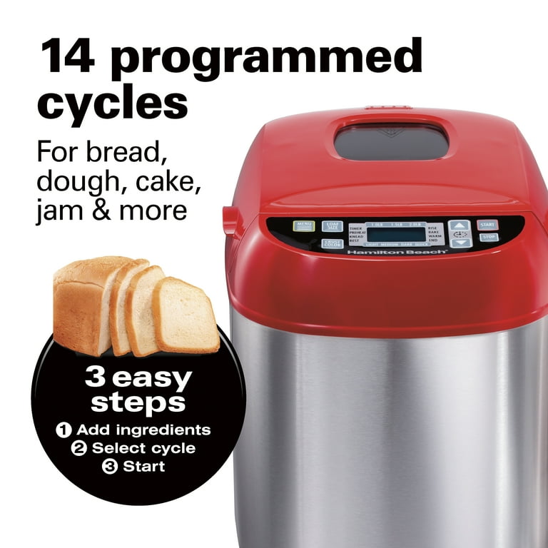 Hamilton Beach Artisan Dough Bread Maker Model 29887, 42 OFF