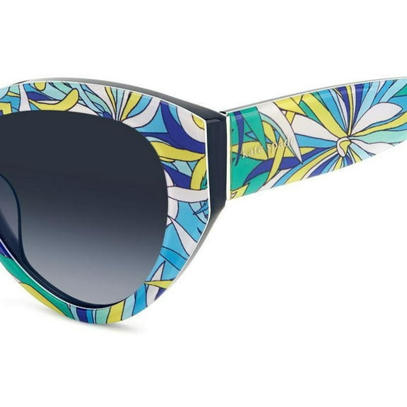 Kate Spade PAISLEIGH/S 0GF5 9O Women's Blue Pattern Sunglasses