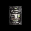 No Man’s Land Fajita Lime Beef Jerky, 2.5 oz Bag – 17g Protein per Serving, High Protein Snack
