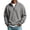 CD58_Gray, variant on Quarter Zip Waffle Pullover Sweatshirts for Men Long Sleeve Sweater Mock Neck Sweater Casual Winter Fall Sweatshirt Light Green L