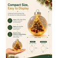 thumbnail image 4 of Glowing Christmas Story Ornament Light-Up Hanging Ball, 3.15 Inch | Warm Light Illuminates the Mini Holiday Scene While the Clear Sphere and Hanging Loop Suit Seasonal Tree Displays, 4 of 7