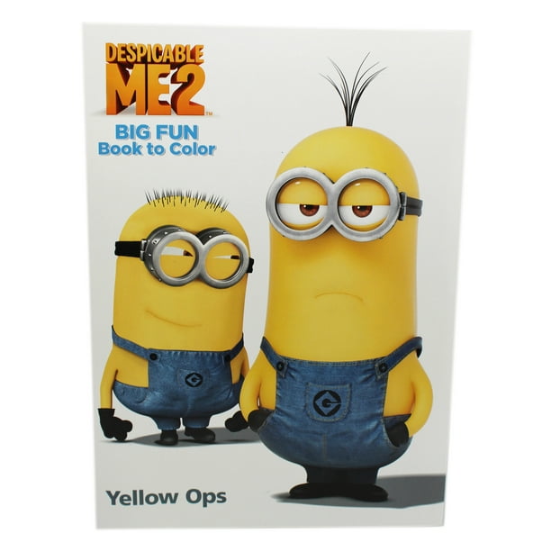 Download Despicable Me 2 Yellow Ops Minions Coloring Book Walmart Com Walmart Com