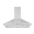 thumbnail image 3 of Ancona 30" Convertible Wall-Mounted Pyramid Range Hood in Stainless Steel, 3 of 7