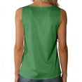 thumbnail image 4 of Qwertyu Womens Silk Satin Tank Tops Summer Camisole 2026 Sleeveless Blouse Dressy Casual Basic Tank Shirt Light Green XL, 4 of 4