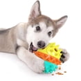 thumbnail image 4 of Masticable Juguete Divertido Tough Fuerte Cachorro Mascotas Tug War Jugar Amarillo anaranjado azul Yuyangstore mastica pelota, 4 of 8