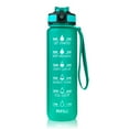 thumbnail image 1 of Botella de agua motivacional de 1 l con pajita y marcador de tiempo a prueba de fugas Labymos  Botella deportiva, 1 of 7