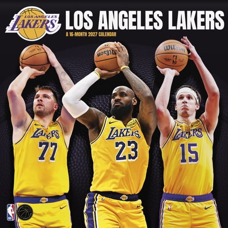 Trends International 2027 Los Angeles Lakers Wall Calendar