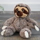 thumbnail image 4 of Adorable peluche perezoso juguete cama dormitorio niños suave simulación Marrón Zulema almohada de felpa, 4 of 8