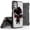 Abstract Punisher, variant on Armor Kombo Holster Rugged Cover Designed For Moto G Stylus 2022 Case Transparent Clear And Skull Series