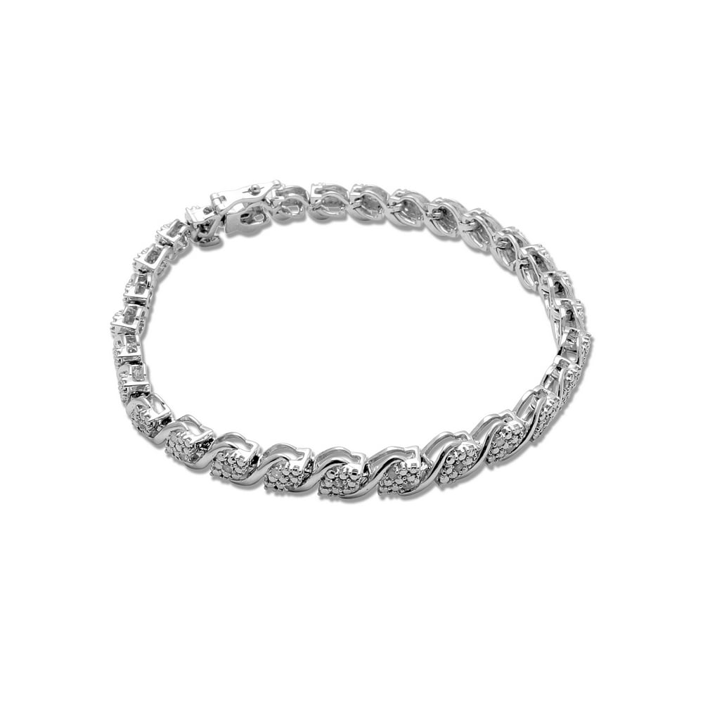 Brilliance Fine Jewelry - Believe By Brilliance Sterling Silver 1/2 ...