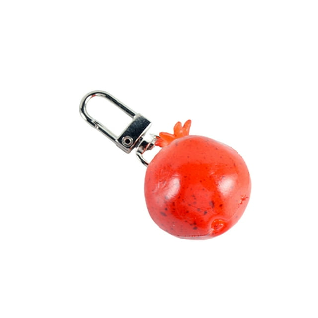 Jumpingount LLavero de granada, llaveros de frutas delicadas, accesorios multiusos duraderos, colgante con hebilla, bolsa, colección de coches, cumpleaños Accesorios de disfraces Jumpingount AP014289-00