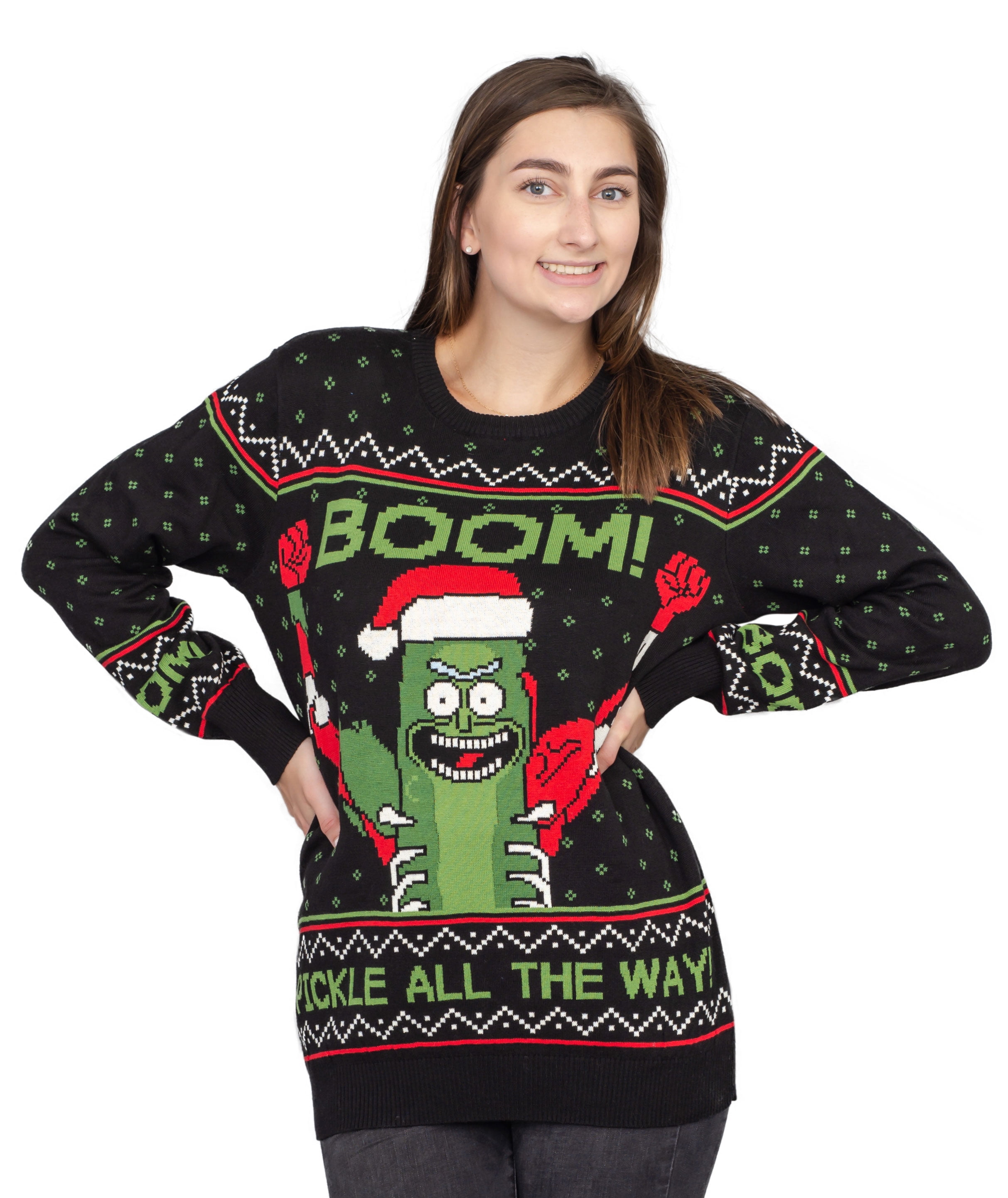 pickle rick christmas sweater