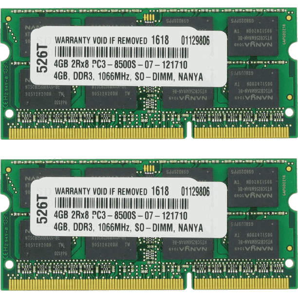 bleg Reporter Bliver til Apple Memory Module 8GB 1066MHz DDR3 (PC3-8500) - 2x4GB SO-DIMMs -  Walmart.com