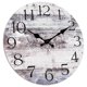 thumbnail image 1 of Reloj de pared, decoración rústica, relojes de pared retro para baño, dormitorio, sala de estar (10 pulgadas), 1 of 5