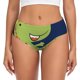 thumbnail image 1 of Balery Dino Playing Roller Skate Ropa Interior de Algodón para Mujer con Dibujo – Braguitas Cómodas y Elásticas, Estilo Clásico-Small, 1 of 6