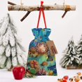thumbnail image 6 of Fuzoiu Sea World Print Christmas Gift Bag,Burlap Gift Bag with Drawstring Closure & Hang Tag,Perfect for Holidays, Birthdays, and Special Occasions-Small, 6 of 7