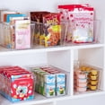 thumbnail image 3 of Bacs de Rangement en Plastique Transparent pour Garde-Manger, Contenants de Conservation des Aliments avec Poignée pour Armoire, Comptoirs de Cuisine, Placard, Réfrigérateur, Organisateurs de Garde-Manger, Grands, 3 of 7