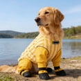 thumbnail image 4 of Winter Coat With Boots Quilted Insulated Outdoor Protective Outerwear for Small and Medium Dogs with Reflective Detailing and Construction for Winter Walks, 4 of 6