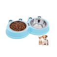 thumbnail image 2 of Comedero Doble Mascota Belug Azul, 2 of 5