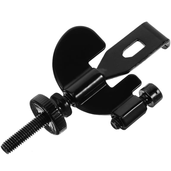 NICEXMAS Portable Black Metal Door Lock, Adjustable Travel Security for Home, Hotel, and Apartment Safety